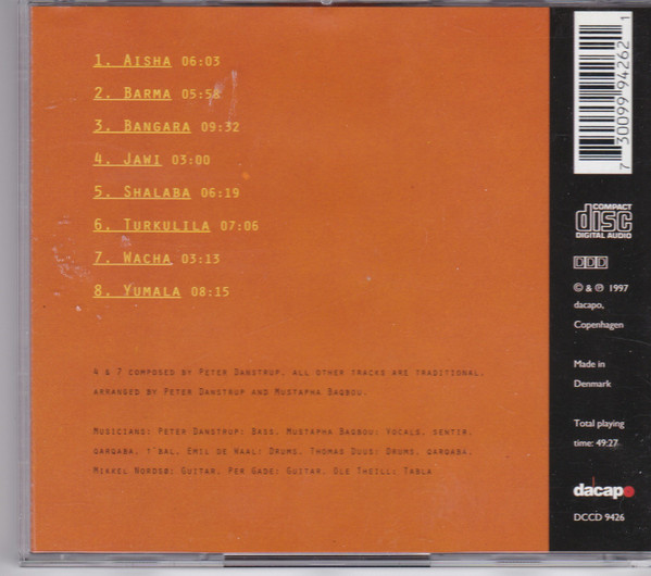 Peter Danstrup, Mustapha Baqbou - Aisha (CD, Album) (Near Mint (NM or M-)) - Image 2