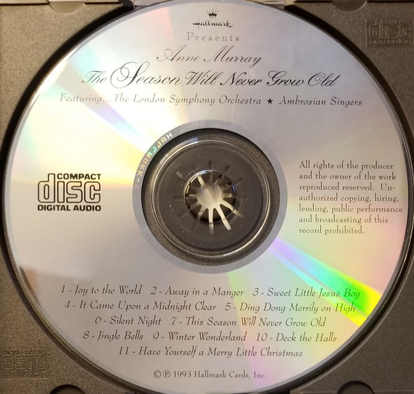 Anne Murray Featuring London Symphony Orchestra , The Ambrosian Singers - The Season Will Never Grow Old (CD, Album) (Near Mint (NM or M-)) - Image 3