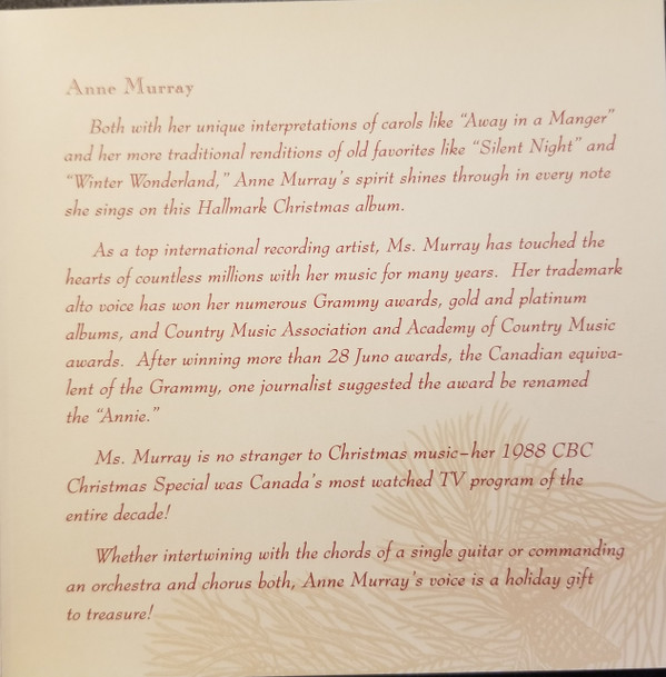 Anne Murray Featuring London Symphony Orchestra , The Ambrosian Singers - The Season Will Never Grow Old (CD, Album) (Near Mint (NM or M-)) - Image 4