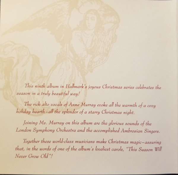 Anne Murray Featuring London Symphony Orchestra , The Ambrosian Singers - The Season Will Never Grow Old (CD, Album) (Near Mint (NM or M-)) - Image 5