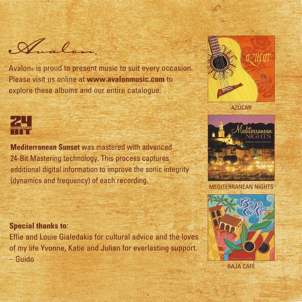 Luciani ke fili - Mediterranean Sunset (CD) (Near Mint (NM or M-)) - Image 5