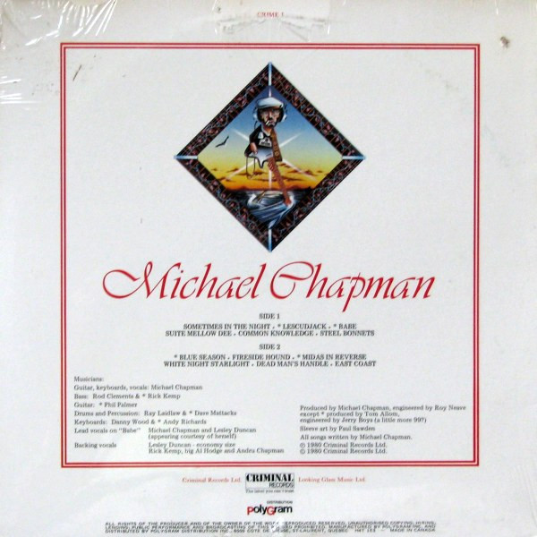 Michael Chapman (2) - Michael Chapman (LP, Album) (Mint (M)) - Image 2