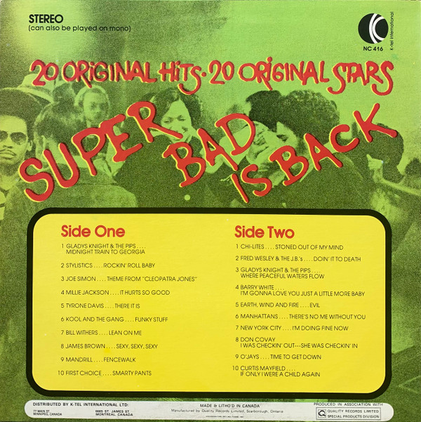 Various - Super Bad Is Back (LP, Comp, Ltd) (Mint (M)) - Image 2