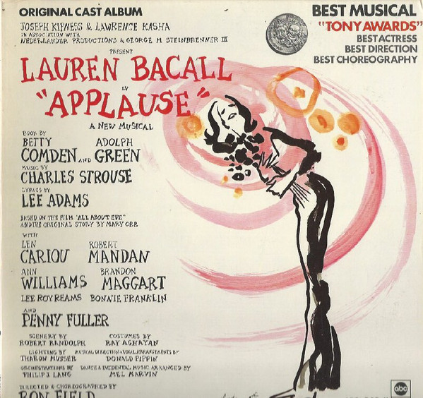 Lauren Bacall - Applause (Original Broadway Cast) (LP, Album, Gat) (Mint (M))