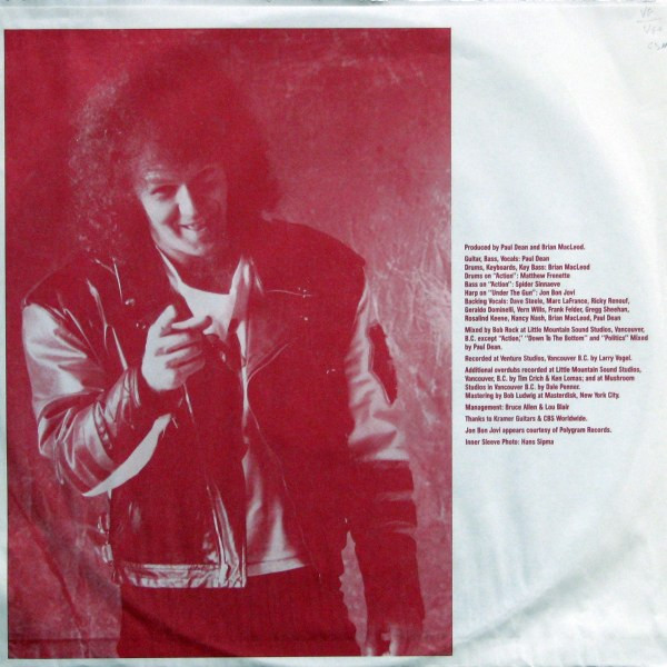 Paul Dean - Hard Core (LP, Album) (Mint (M)) - Image 5