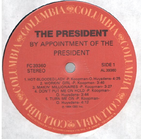 The President - By Appointment Of (LP, Album) (Mint (M)) - Image 2