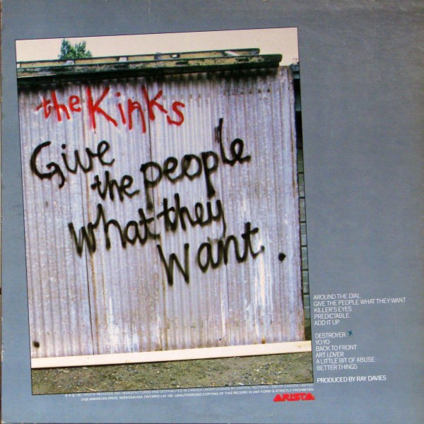 The Kinks - Give The People What They Want (LP, Album) (Mint (M)) - Image 2