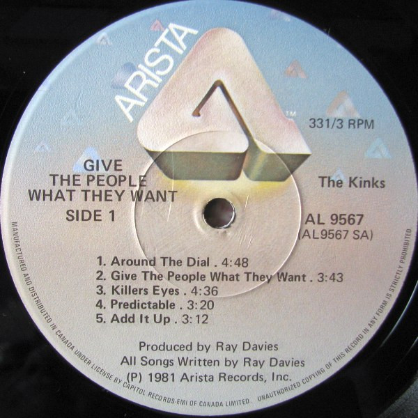 The Kinks - Give The People What They Want (LP, Album) (Mint (M)) - Image 3