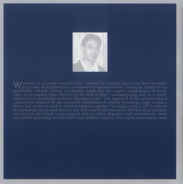 Giustino Di Gregorio - Sprut (CD, Album) (Near Mint (NM or M-)) - Image 3