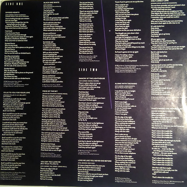 Kim Carnes - Lighthouse (LP, Album) (Mint (M)) - Image 4