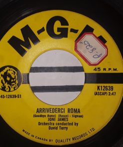 Joni James - Arrivederci Roma / Non Dimenticar (7", Single) (Very Good Plus (VG+))