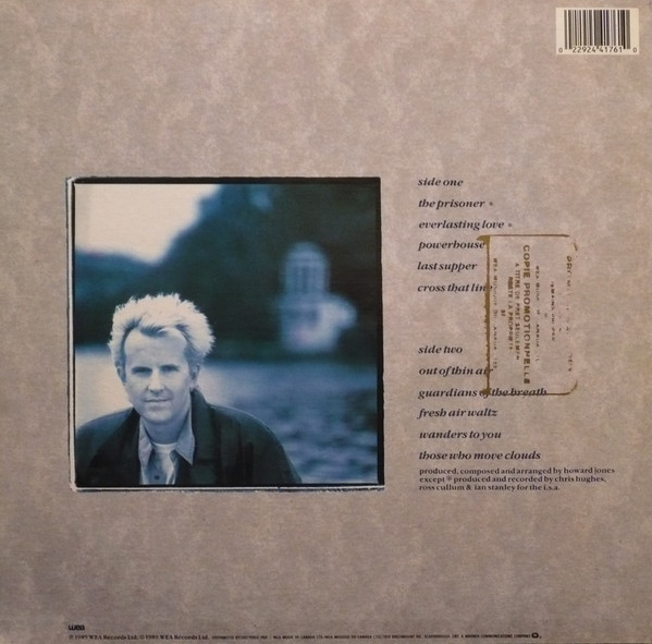 Howard Jones - Cross That Line (LP, Album) (Mint (M)) - Image 2
