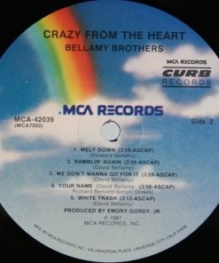 Bellamy Brothers - Crazy From The Heart (LP, Album) (Mint (M)) - Image 5