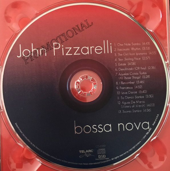 John Pizzarelli - Bossa Nova (CD, Album, Promo) (Near Mint (NM or M-)) - Image 3