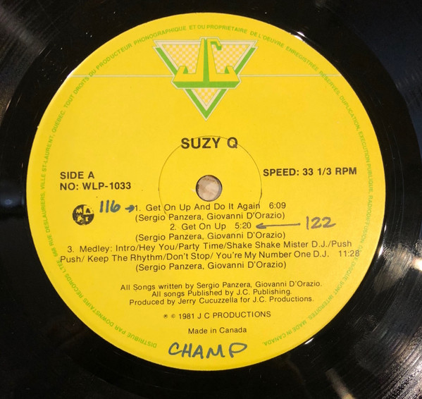 Suzy Q - Get On Up And Do It Again (LP, Album) (Mint (M)) - Image 2