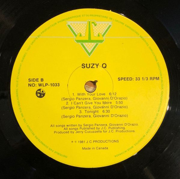 Suzy Q - Get On Up And Do It Again (LP, Album) (Mint (M)) - Image 3