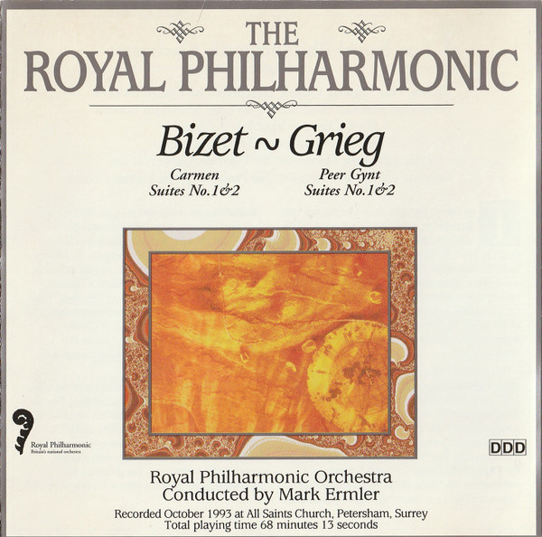 Georges Bizet / Edvard Grieg, Royal Philharmonic Orchestra Conducted By Mark Ermler - Carmen Suites No.1&2 / Peer Gynt Suites No.1&2 (CD, Comp) (Near Mint (NM or M-))