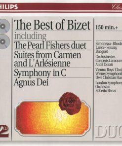 Georges Bizet - Leopold Simoneau, Jane Rhodes, Albert Lance, Gérard Souzay, Marie-Françoise Bucquet, Orchestre Des Concerts Lamoureux, Antal Dorati, Die Wiener Sängerknaben, Wiener Symphoniker, Uwe Christian Harrer, London Symphony Orchestra, Roberto Benz - The Best of Bizet (2xCD, Comp, RE, RM) (Near Mint (NM or M-))