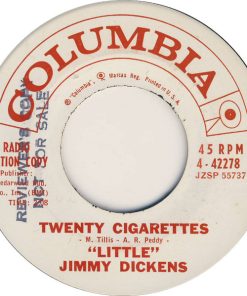 Little Jimmy Dickens - Twenty Cigarettes / Eight More Miles (7", Single, Promo) (Good Plus (G+))