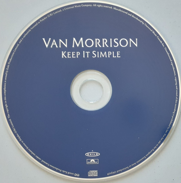Van Morrison - Keep It Simple (CD, Album) (Near Mint (NM or M-)) - Image 3