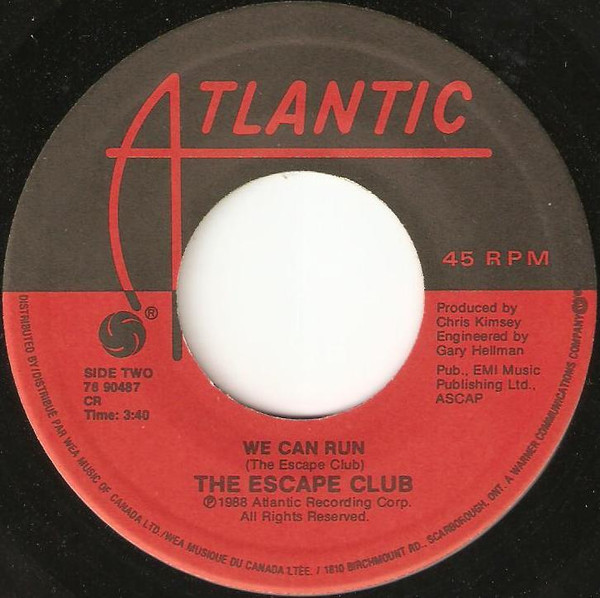 The Escape Club - Wild, Wild West (7") (Near Mint (NM or M-)) - Image 2