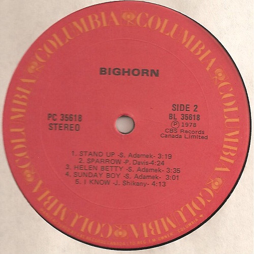 Bighorn - Bighorn (LP, Album) (Mint (M)) - Image 4