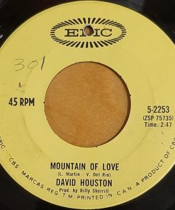 Alternative view of David Houston - Livin' In A House Full Of Love / Mountain Of Love (7", Single) (Near Mint (NM or M-))