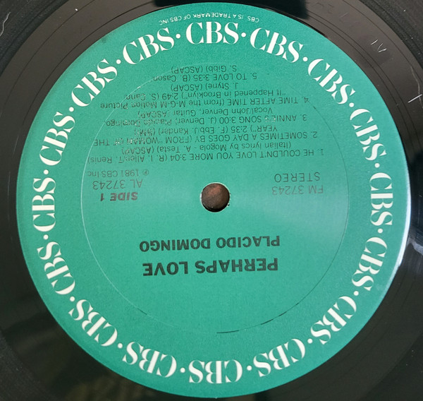 Placido Domingo With John Denver - Perhaps Love (LP, Album, Car) (Mint (M)) - Image 3