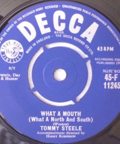 Tommy Steele - What A Mouth (What A North And South) / Kookaburra (7", Single) (Very Good (VG))