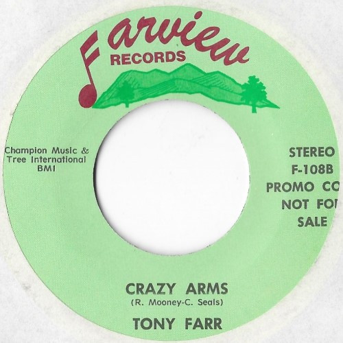 Tony Farr - Warm And Easy / Crazy Arms (7", Promo) (Very Good Plus (VG+)) - Image 2