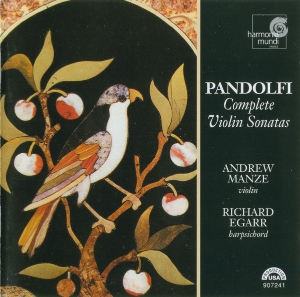 Giovanni Antonio Pandolfi Mealli - Andrew Manze, Richard Egarr - Complete Violin Sonatas (CD, Album) (Near Mint (NM or M-)) - Image 3