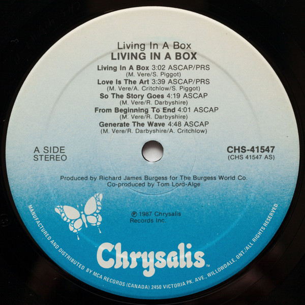 Living In A Box - Living In A Box (LP, Album) (Mint (M)) - Image 3