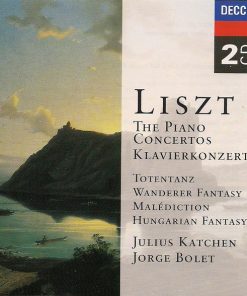 Franz Liszt, Julius Katchen, Jorge Bolet - The Piano Concertos =  Klavierkonzerte / Totentanz / Wanderer Fantasy / Malédiction / Hungarian Fantasy (CD, Comp, RM) (Near Mint (NM or M-))