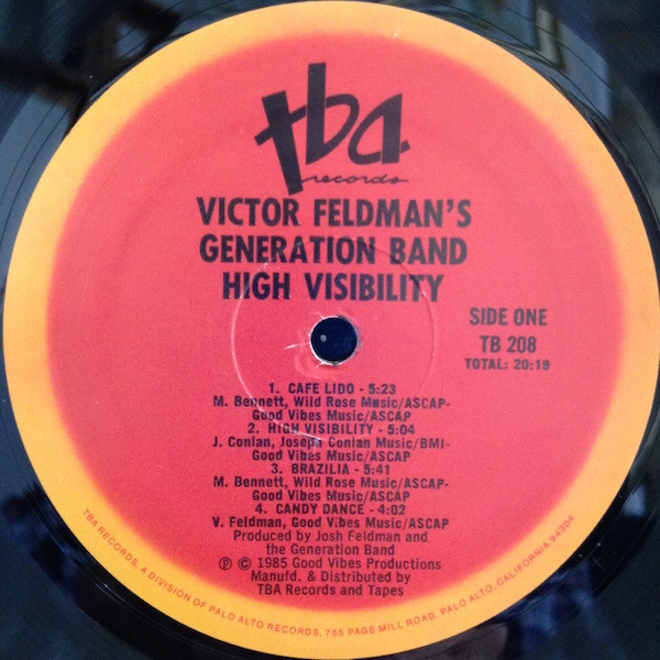 Victor Feldman's Generation Band - High Visibility (LP, Album) (Mint (M)) - Image 3