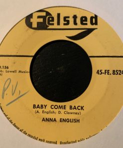 Anna English - Baby Come Back (7", Single) (Very Good Plus (VG+))