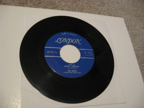 The Shells - Deep In My Heart / (It's A) Happy Holiday (7", Single) (Very Good Plus (VG+)) - Image 2