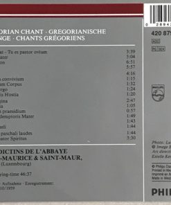 Benediktiner Mönche Der Abtei Saint-Maurice & Saint-Maur - Salve Regina (Gregorian Chant • Gregorianische Gesänge • Chants Grégoriens) (CD, Album, RE, RM) (Near Mint (NM or M-)) - Image 3