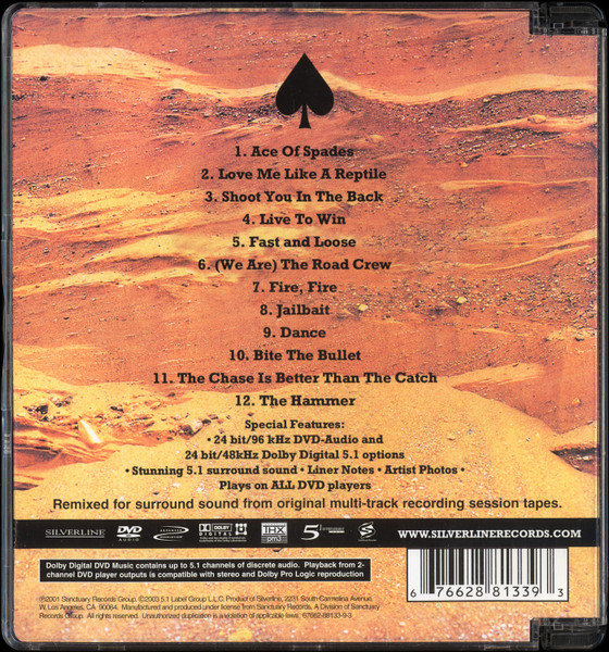 Motörhead - Ace Of Spades (DVD-V, Album, Multichannel, Dol) (Near Mint (NM or M-)) - Image 3