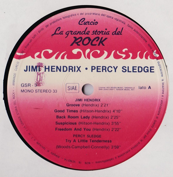 Jimi Hendrix / Bob Marley / Percy Sledge - Jimi Hendrix / Bob Marley / Percy Sledge (LP, Comp) (Mint (M)) - Image 4