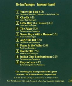 Alternative view of The Jazz Passengers - Implement Yourself (CD, Album) (Near Mint (NM or M-))