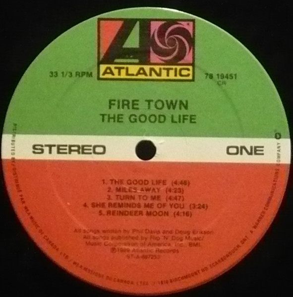 Fire Town - The Good Life (LP, Album) (Mint (M)) - Image 3