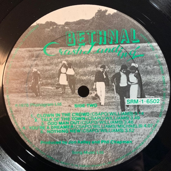 Bethnal - Crash Landing (LP, Album) (Mint (M)) - Image 4