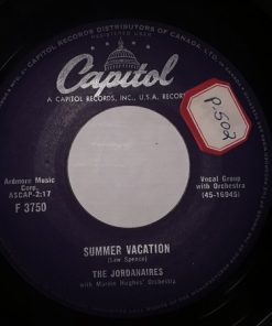 The Jordanaires With Marvin Hughes' Orchestra - Summer Vacation (7") (Very Good Plus (VG+))