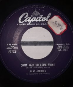 Plas Johnson And His Orchestra - Come Rain Or Come Shine / The Big Twist (7") (Very Good Plus (VG+))