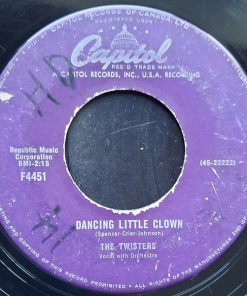 Alternative view of The Twisters (15) - Turn The Page / Dancing Little Clown (7", Single) (Very Good Plus (VG+))