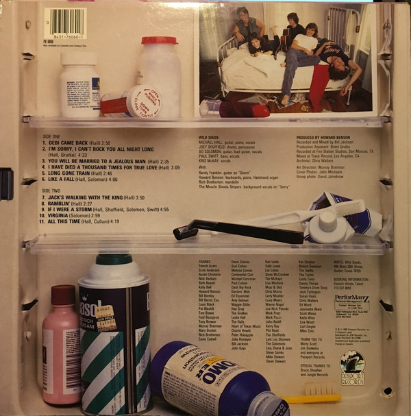 Wild Seeds - Mud, Lies & Shame (LP, Album) (Mint (M)) - Image 2
