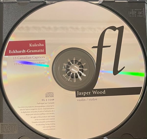 Jasper Wood, Sophie-Carmen Eckhardt-Gramatté, Gary Kulesha - 13 Canadian Caprices (CD, Album) (Near Mint (NM or M-)) - Image 2