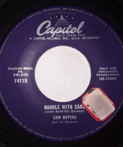 Alternative view of Sam Butera And The Witnesses - French Poodle / Handle With Care (7") (Very Good (VG))