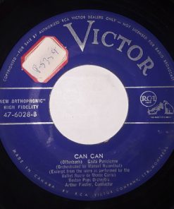 Alternative view of Boston Pops Orchestra, Arthur Fiedler - Gaîté Parisienne: Polka / Can Can (7", Mono) (Very Good Plus (VG+))