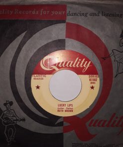 Ruth Brown - Lucky Lips / My Heart Is Breaking Over You (7") (Very Good Plus (VG+))
